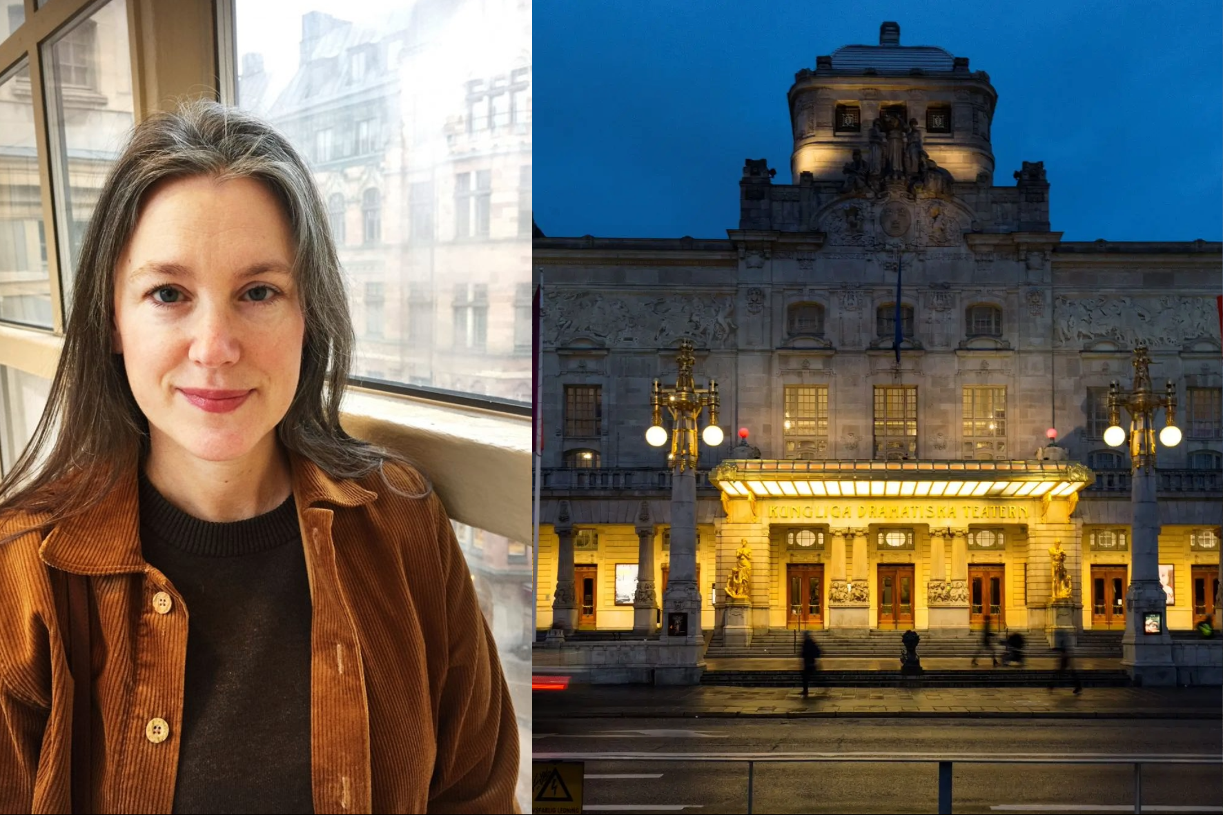 Stokholmas Karaliskais drāmas teātris (Dramaten) un teātra vadošā dramaturģe Emma Meijere-Dunere // Publicitātes foto